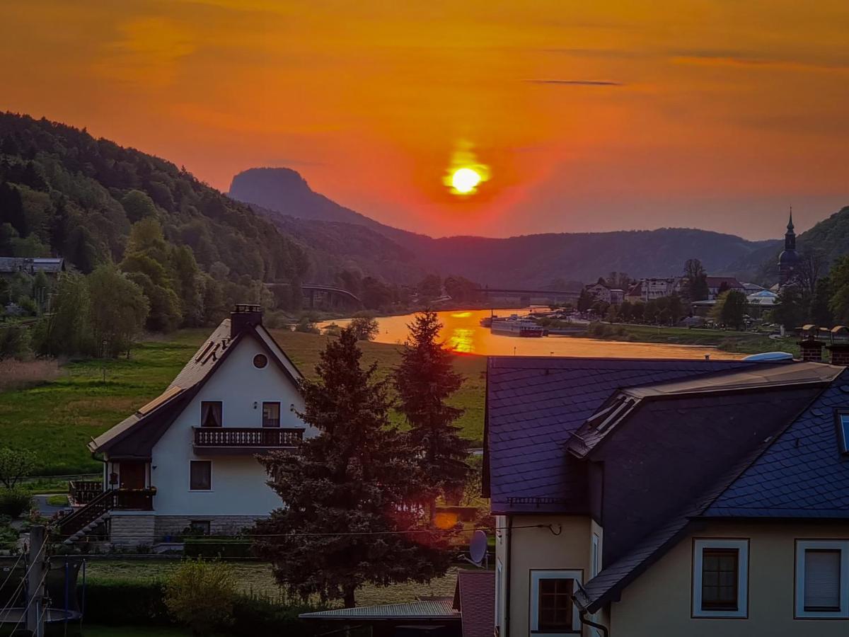 Ferienappartements Elbaussicht - Krippen Bad Schandau Luaran gambar