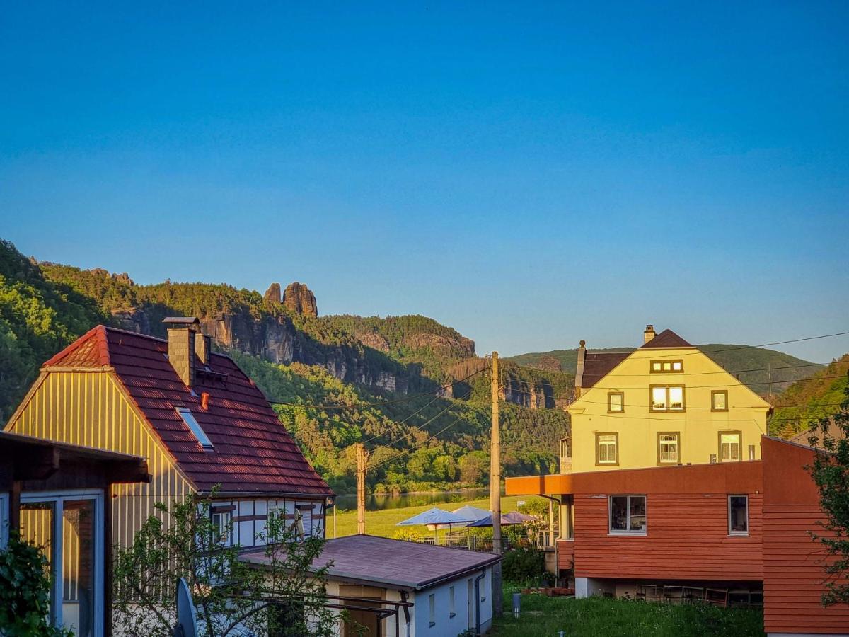 Ferienappartements Elbaussicht - Krippen Bad Schandau Luaran gambar