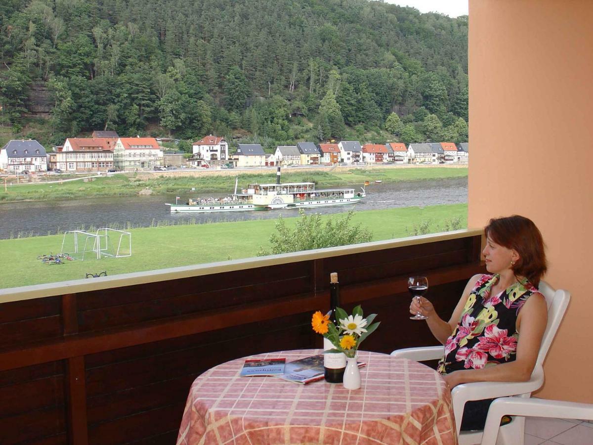 Ferienappartements Elbaussicht - Krippen Bad Schandau Luaran gambar