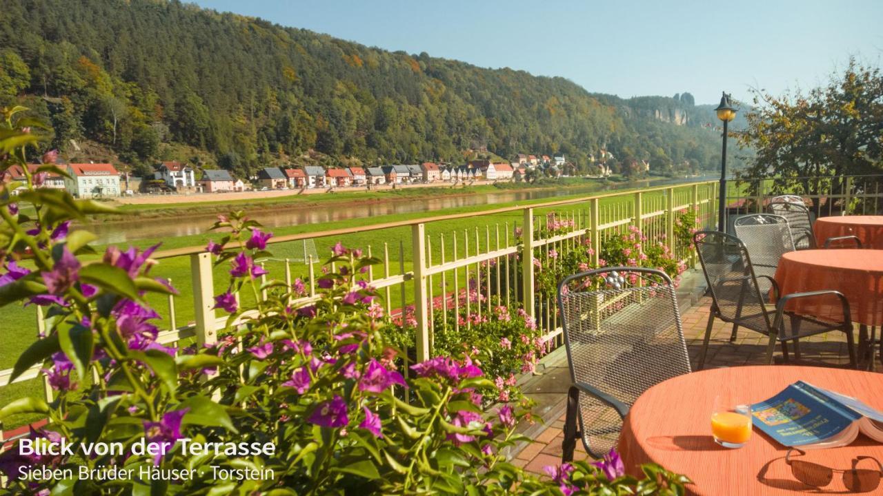 Ferienappartements Elbaussicht - Krippen Bad Schandau Luaran gambar