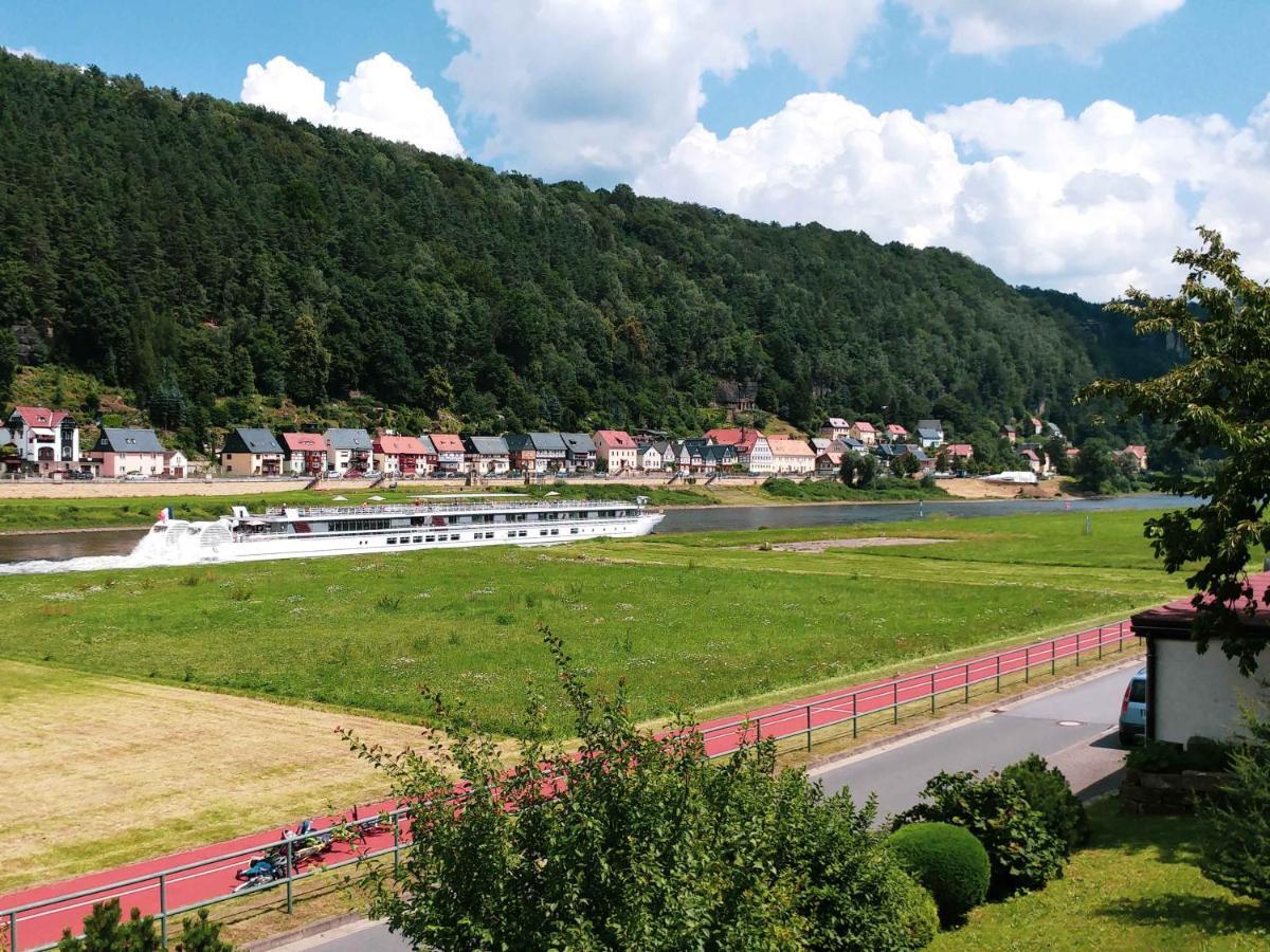 Ferienappartements Elbaussicht - Krippen Bad Schandau Luaran gambar